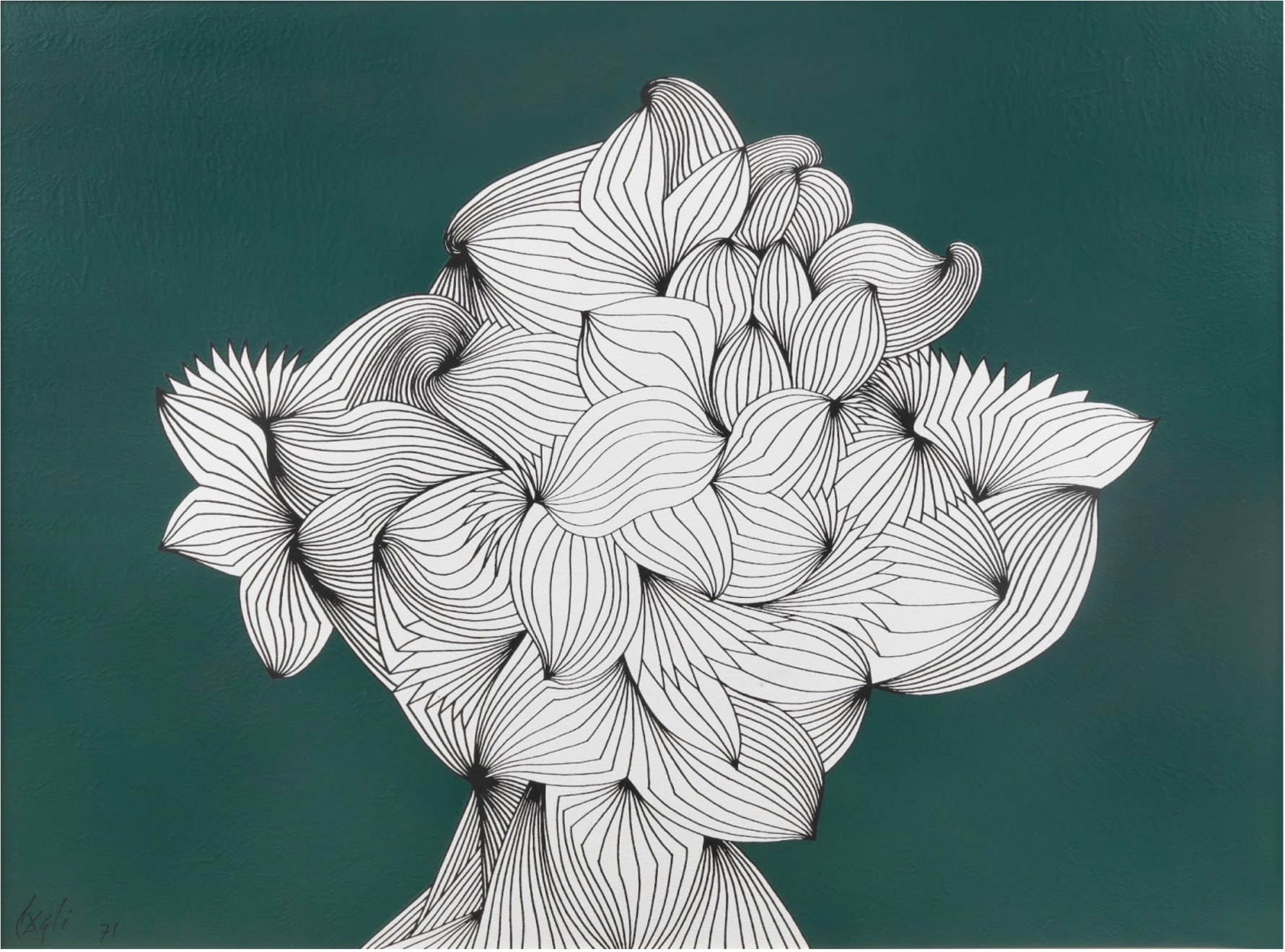 Corrado Cagli, Fruttiera Chez-eux, 1971