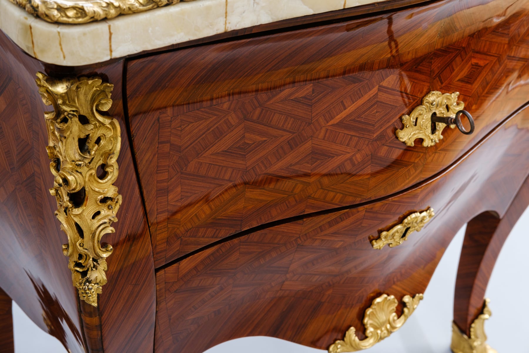 PAIR OF TWO-DRAWER COMMODES, Rome, 18th Century