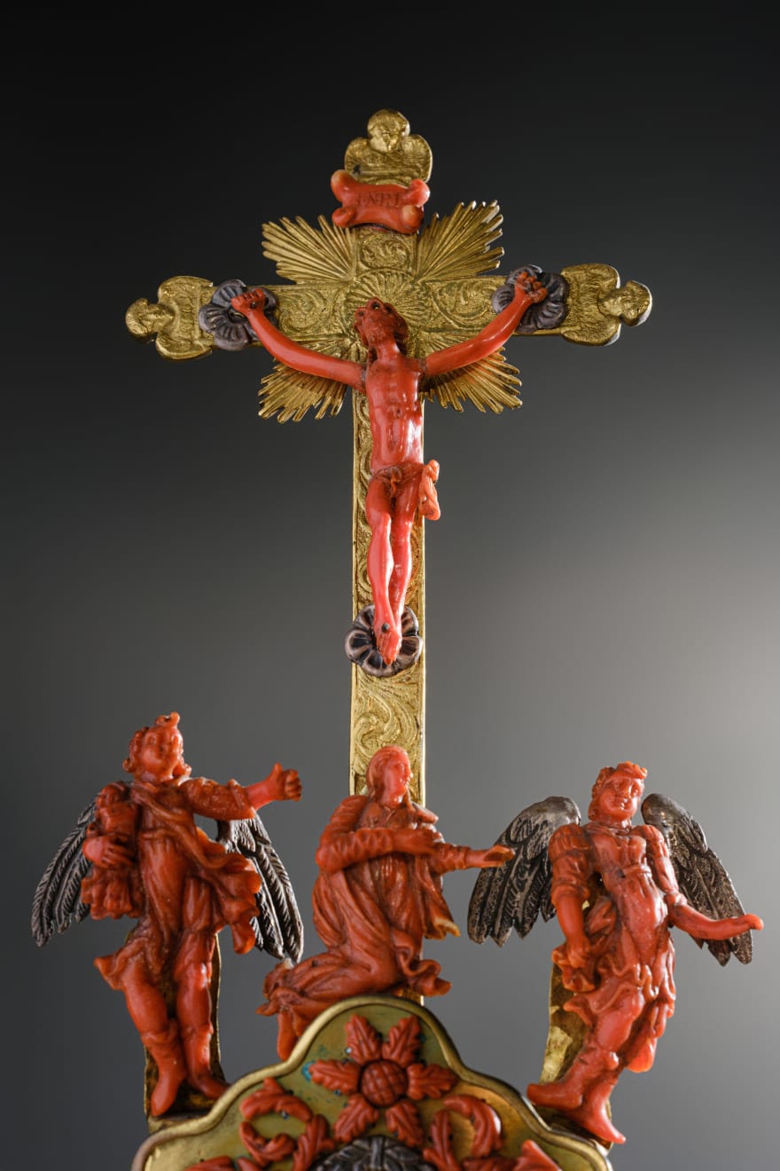 CRUCIFIX, Trapani, late 17th/early 18th century