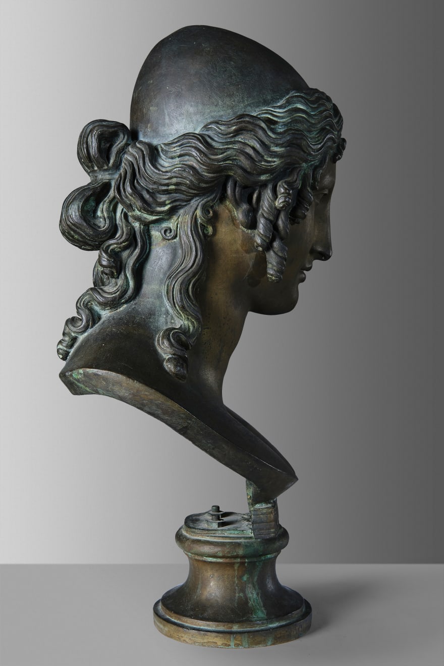 Helen of Troy, female bust, After 1811, Italy.