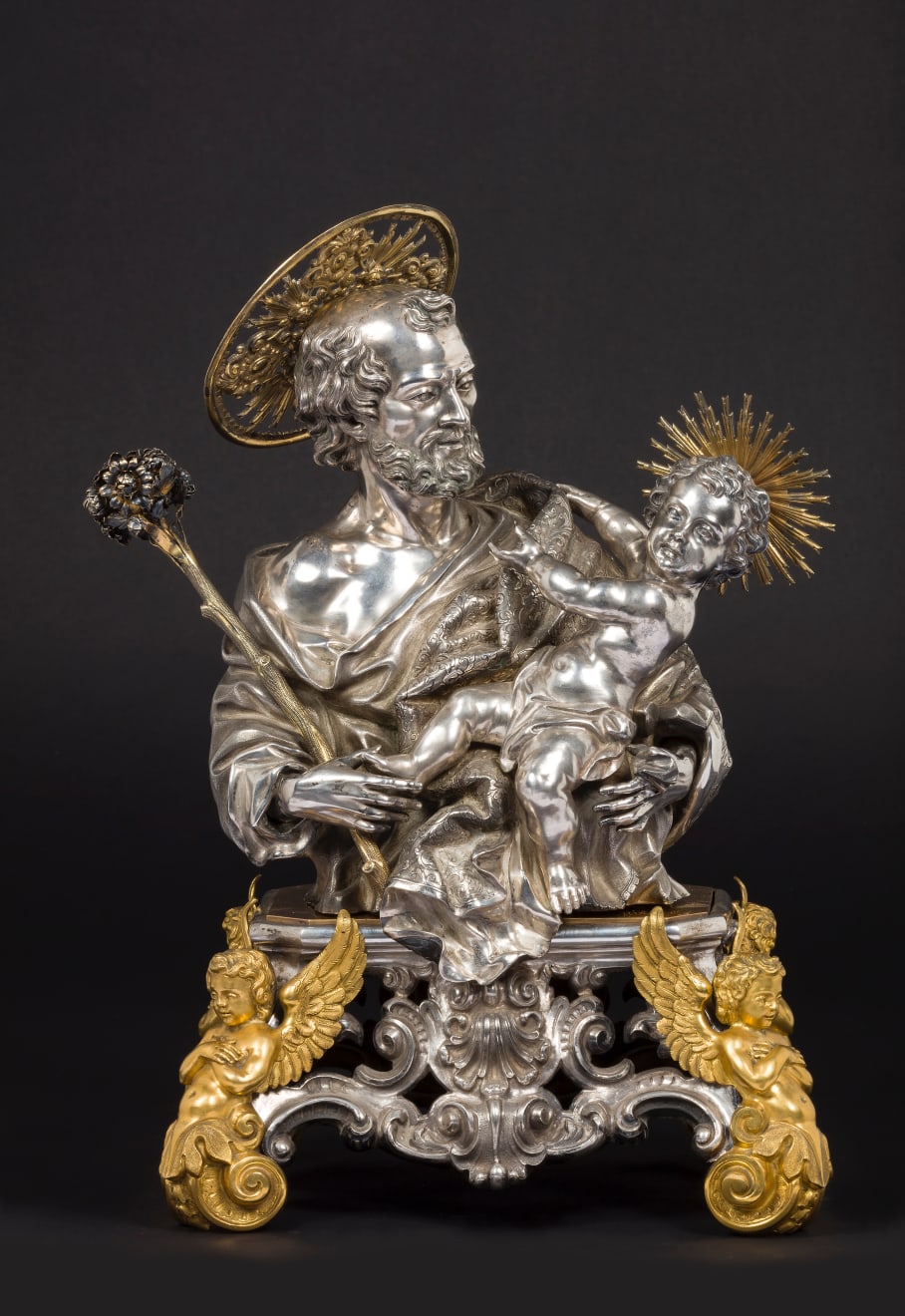 Baldassare De Blasio, SAINT JOSEPH WITH THE CHILD, SAINT VINCENT FERRER, Second Half of 18th Century