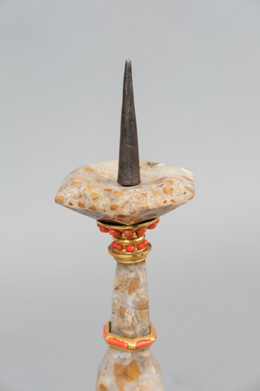 PAIR OF CANDLESTICKS, Trapani, end of 17th century