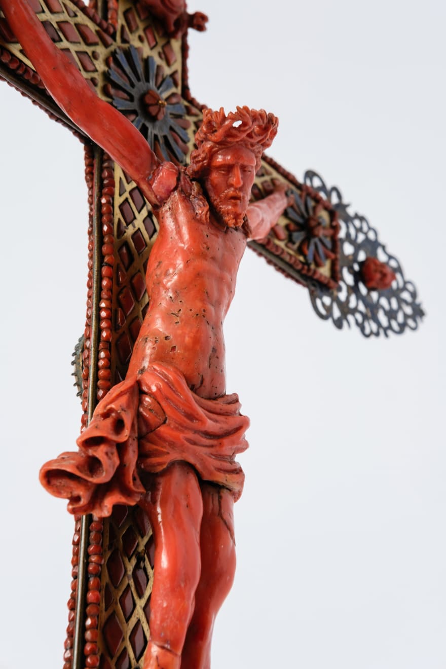 CRUCIFIX, Trapani, second half of the 17th century