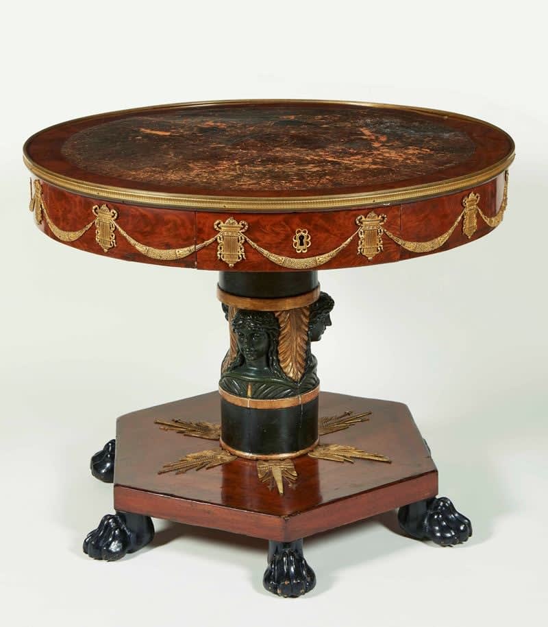 Empire center table , Tuscany 19th sec.