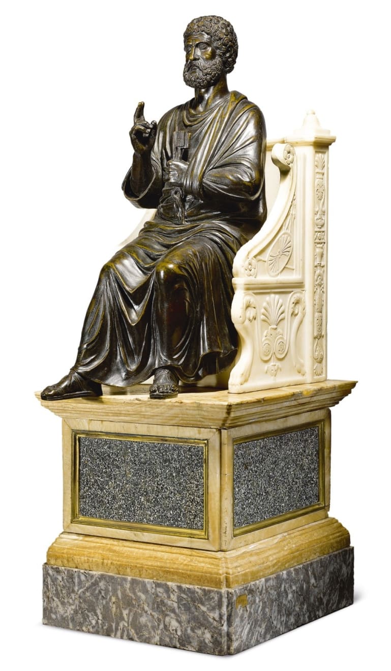 Giacomo Zoffoli, Saint Peter, Rome, 18th century