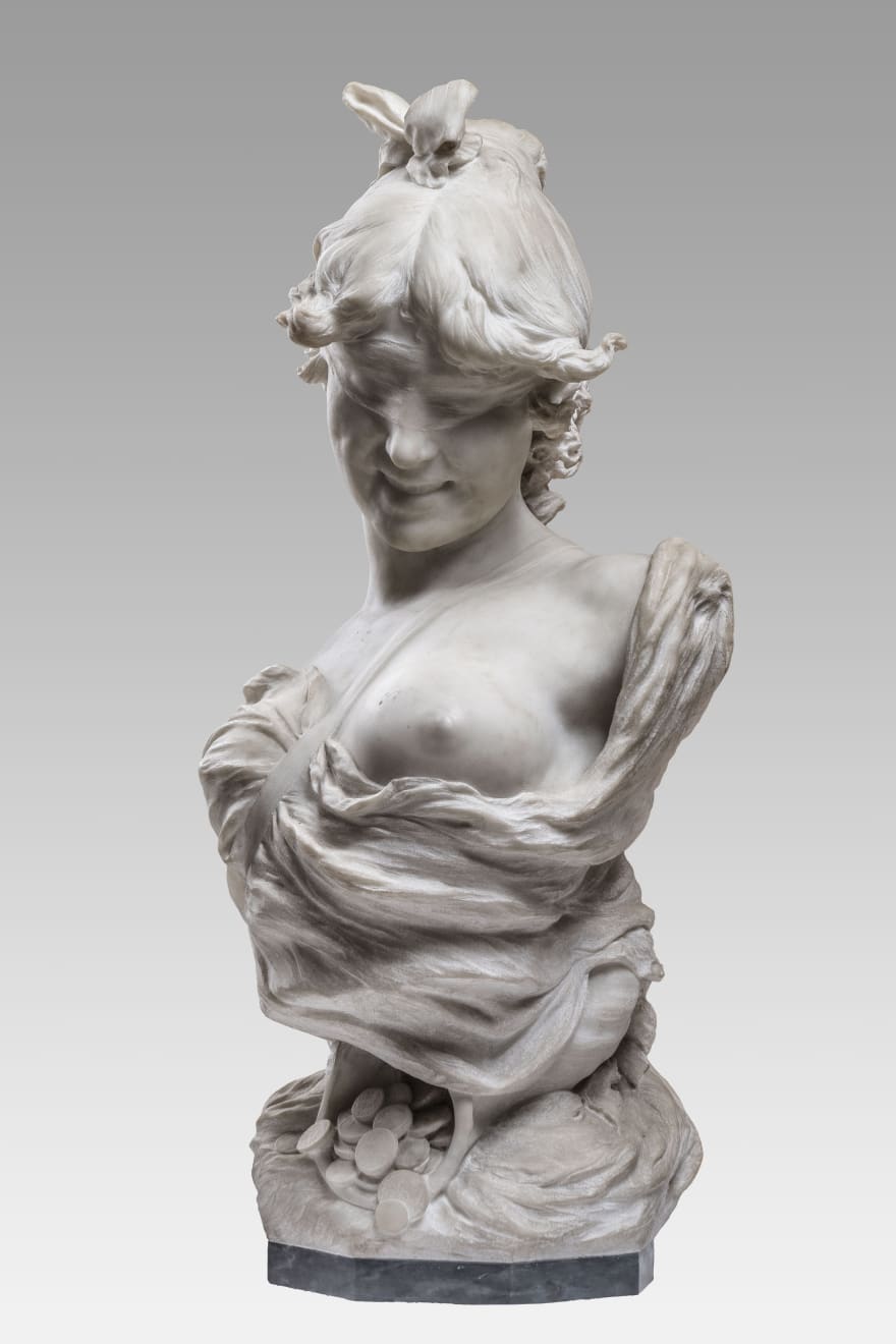 Ernesto Gazzeri, Allegorical bust of Fortuna