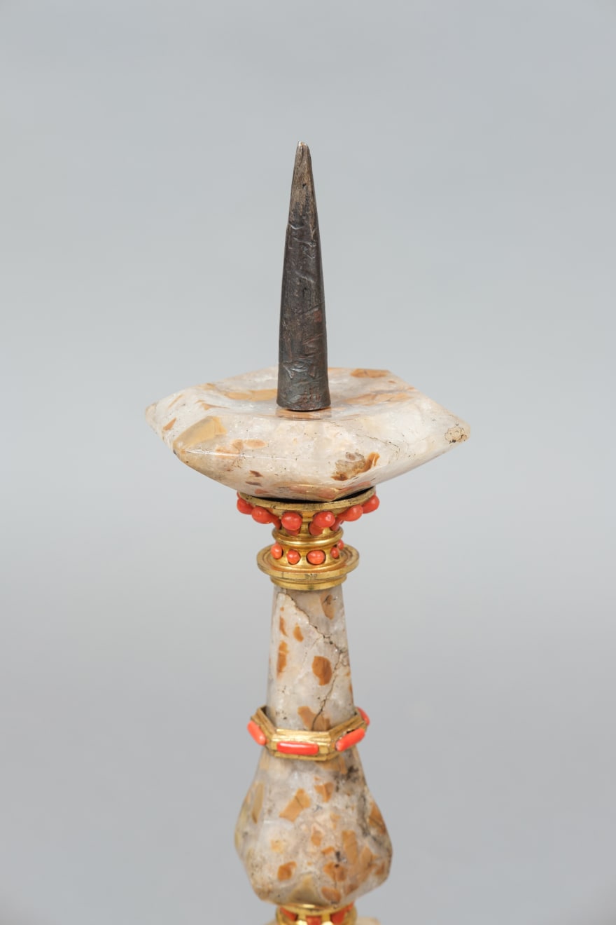 PAIR OF CANDLESTICKS, Trapani, end of 17th century