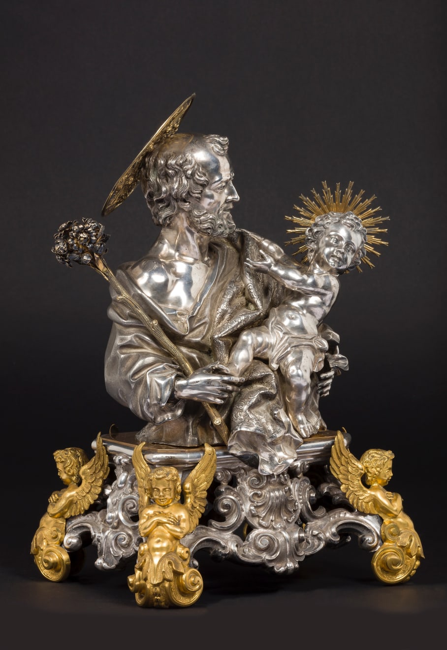 Baldassare De Blasio, SAINT JOSEPH WITH THE CHILD, SAINT VINCENT FERRER, Second Half of 18th Century