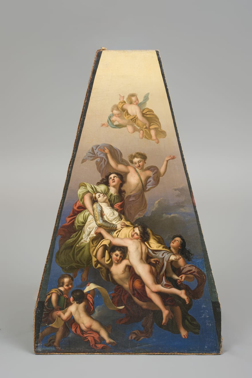 Enrico Scuri, EPISODES FROM THE LIVES OF LODI SAINTS, SKETCHES FOR THE DOME OF LODI CATHEDRAL, 1840