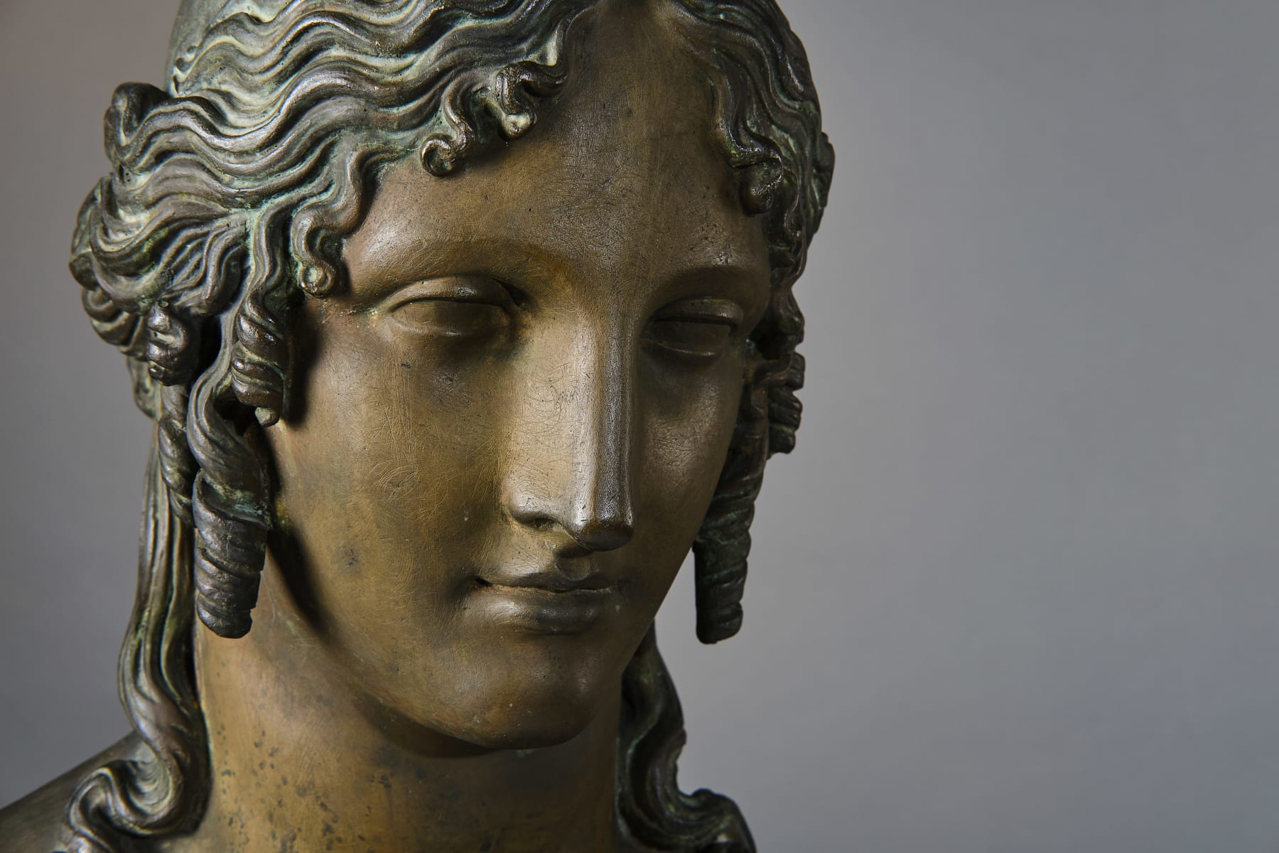 Helen of Troy, female bust, After 1811, Italy.