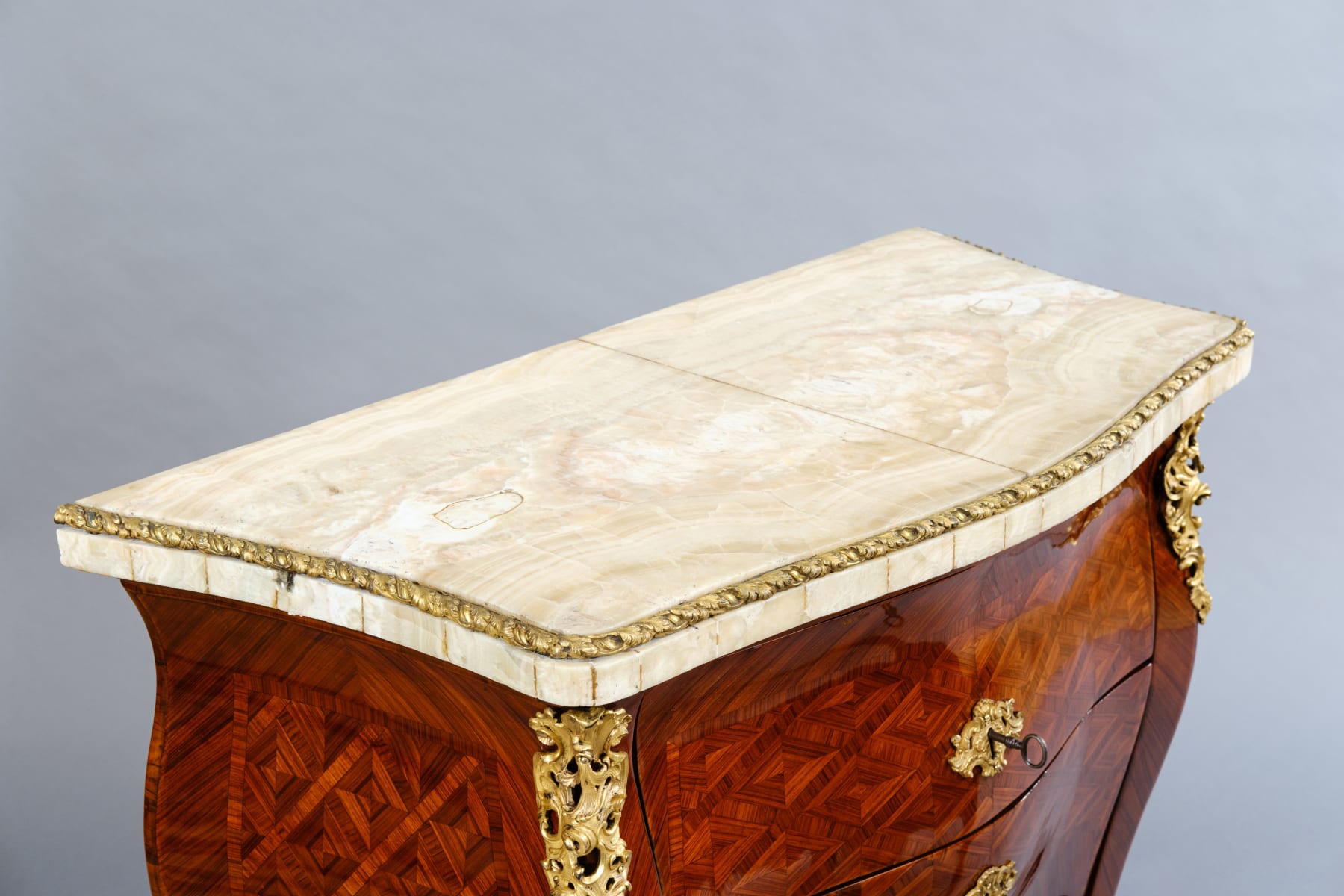 PAIR OF TWO-DRAWER COMMODES, Rome, 18th Century