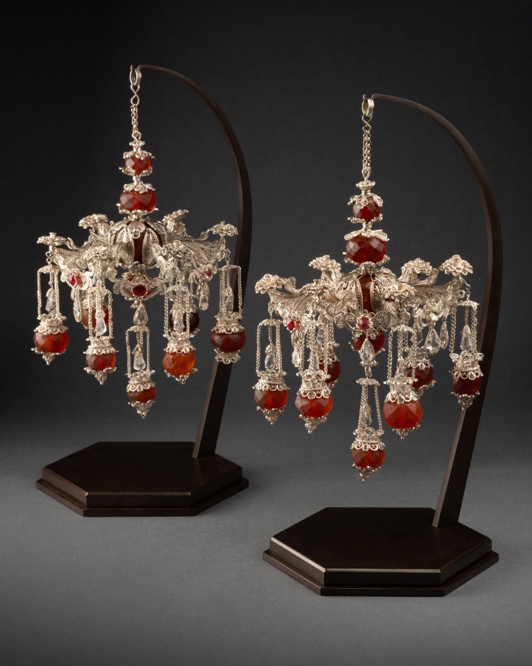 PAIR OF CHANDELIERS , Sicily, second quarter of the 18th century