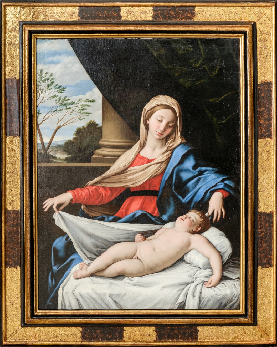 Giovanni Battista Salvi, also called Sassoferrato, Virgin with sleeping Child
