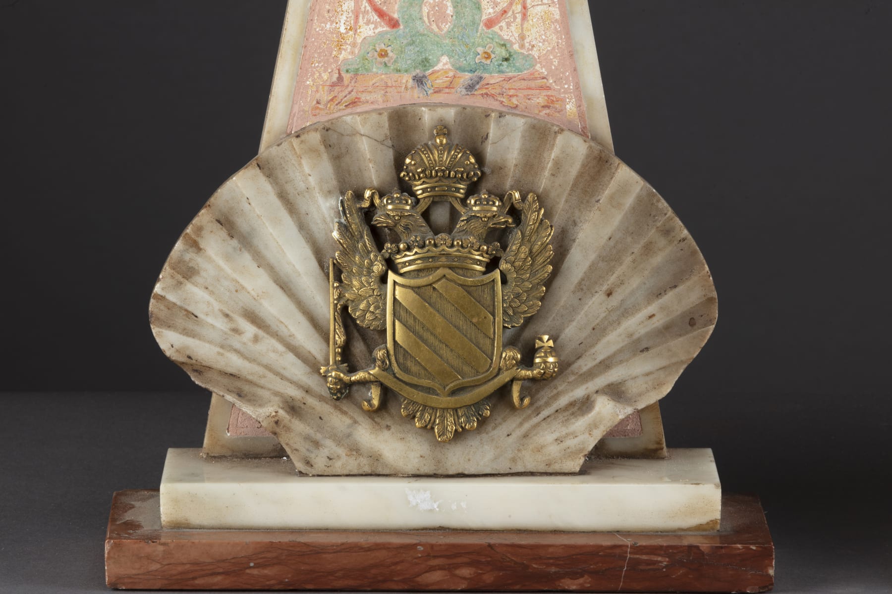 Pair of friezes in the form of a stylized pyramid, Rome Louis XIV