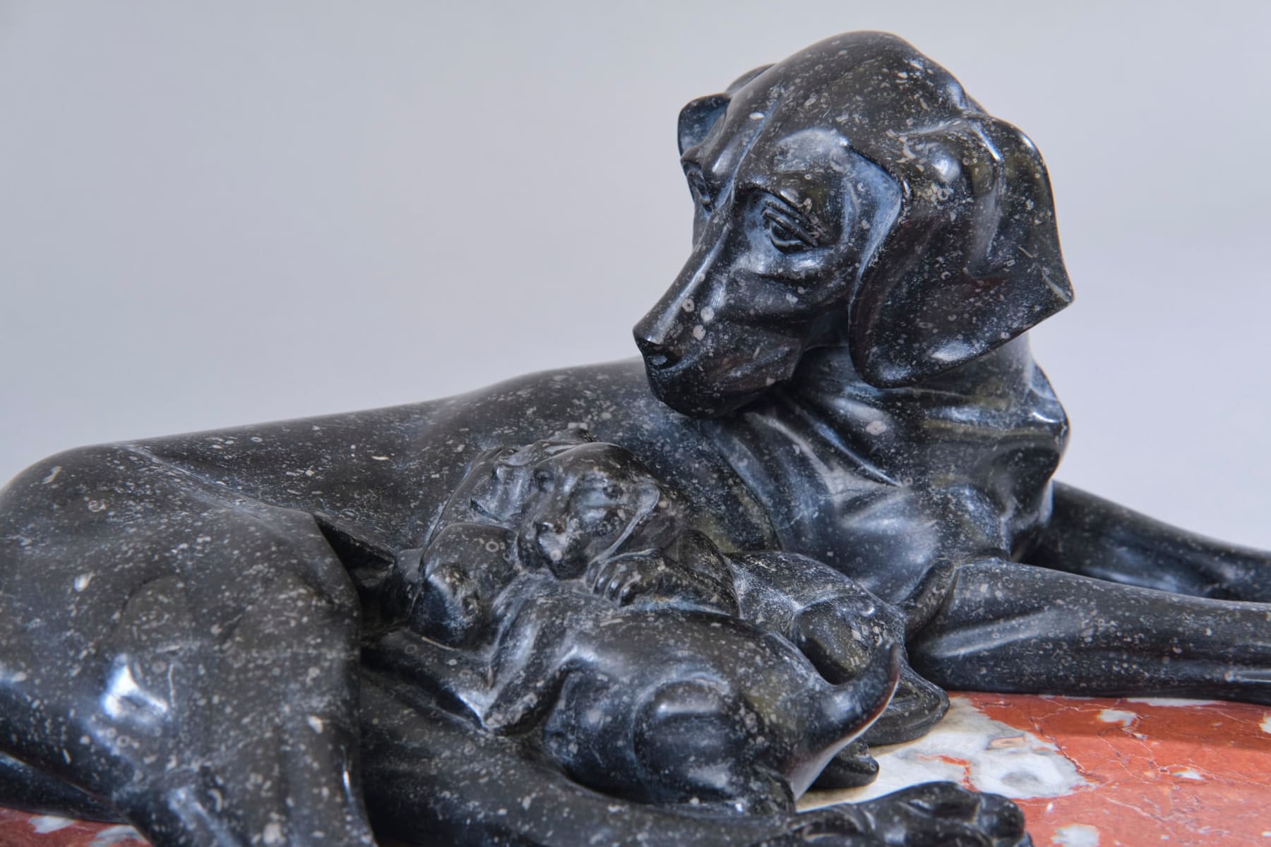 Roman manufacture, Sculpture depicting dog , XIX century