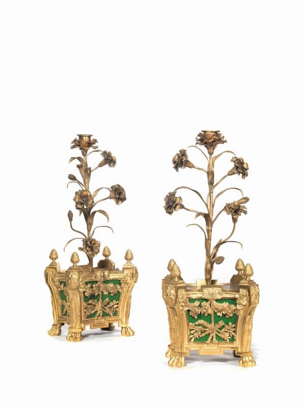 Pair of candelabra, France, 19th century
