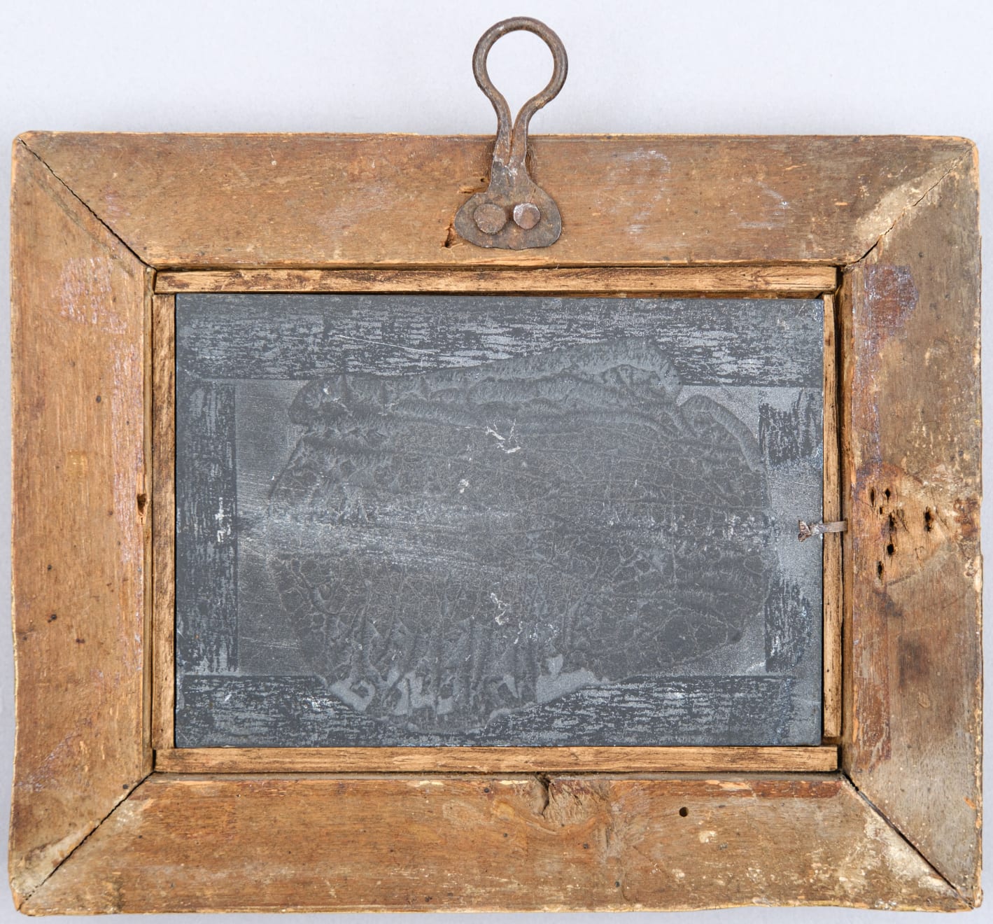 Prague School, Plaque in polychrome clerk marbles, XVIII century