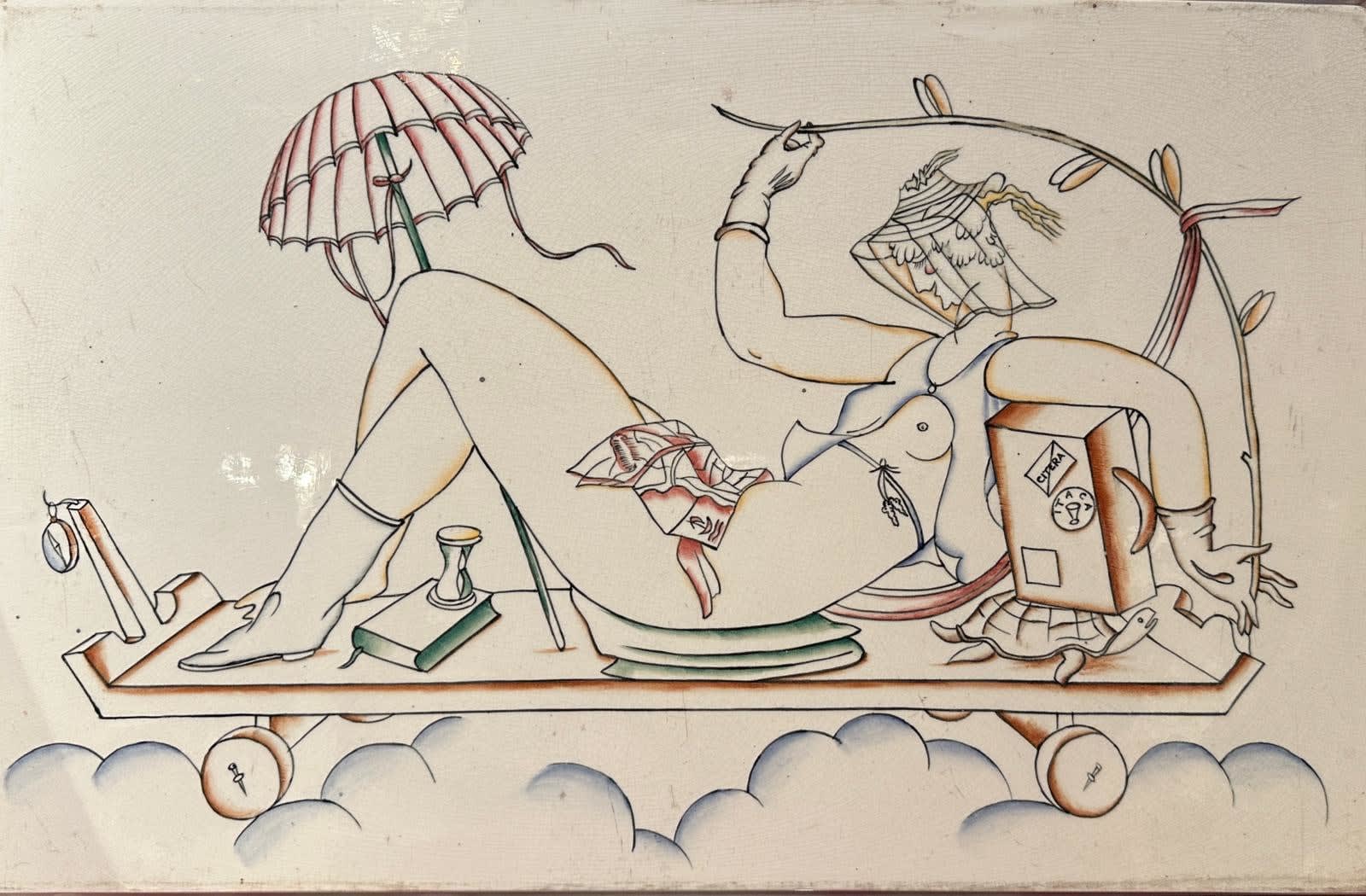 Gio Ponti, VENERE VIAGGIATRICE , 1928 circa