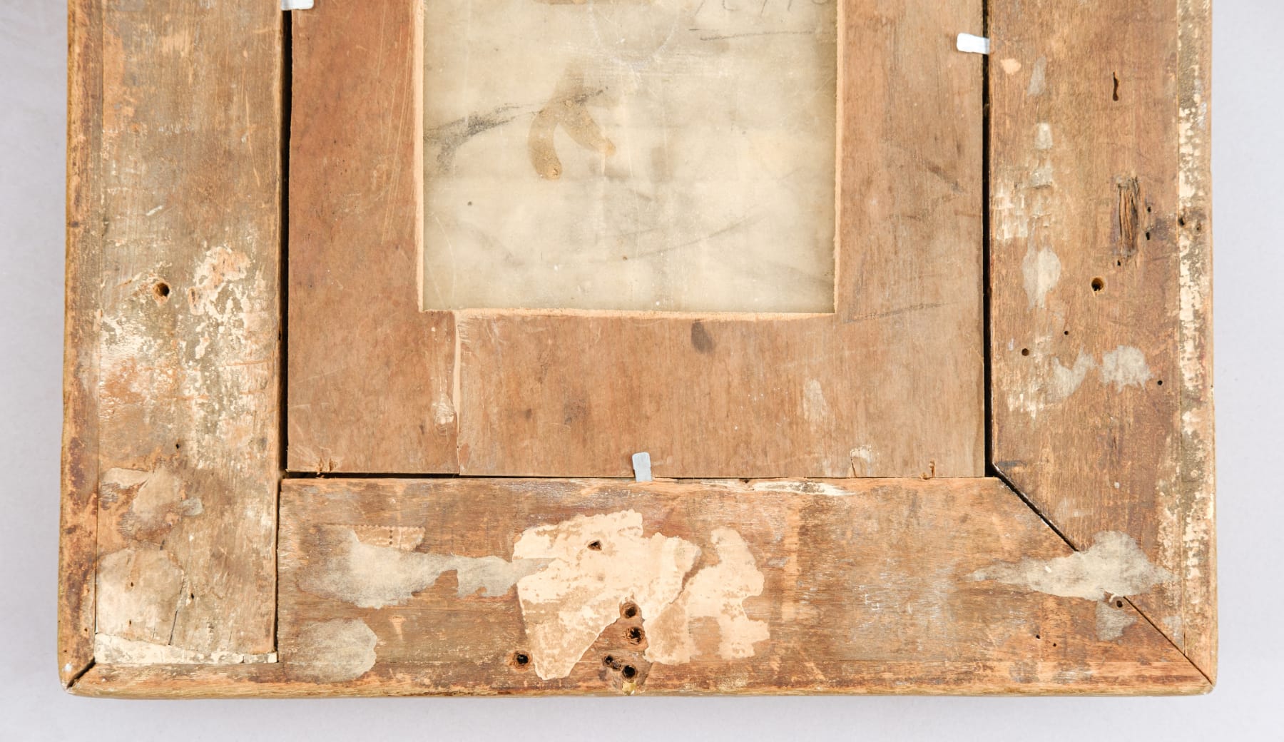 French School, MARBLE PAINTING OF GENTLEMAN IN ARMOR, Rome, 18th Century