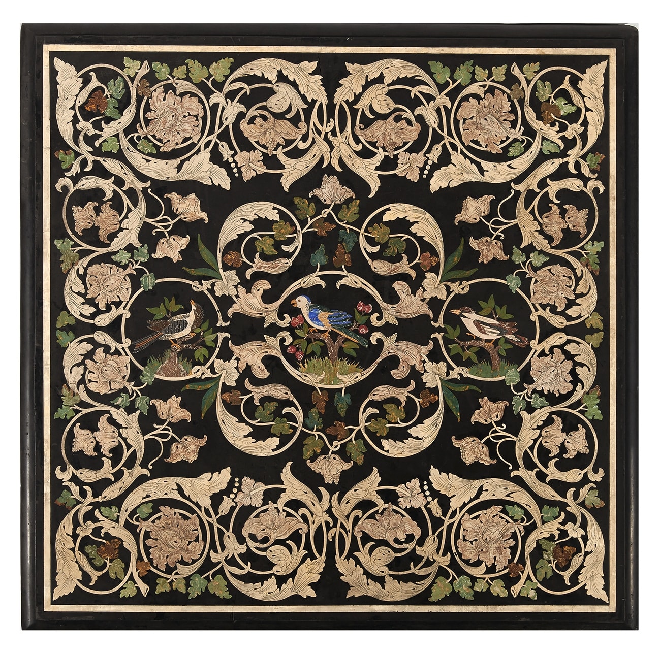 Marble top and scagliola, Florence, 17th century