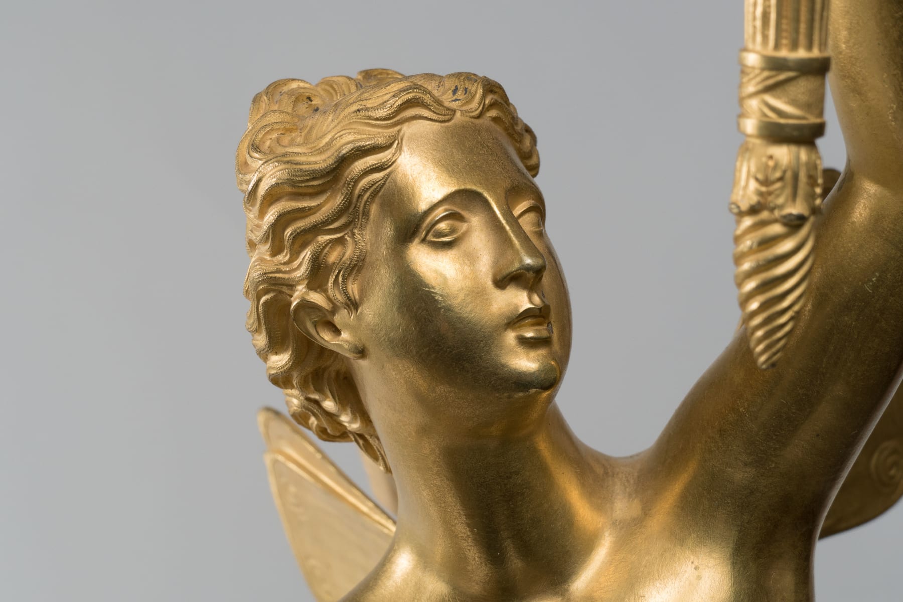 Pair of candelabra with Mercurio and Psiche, France; circa 1810