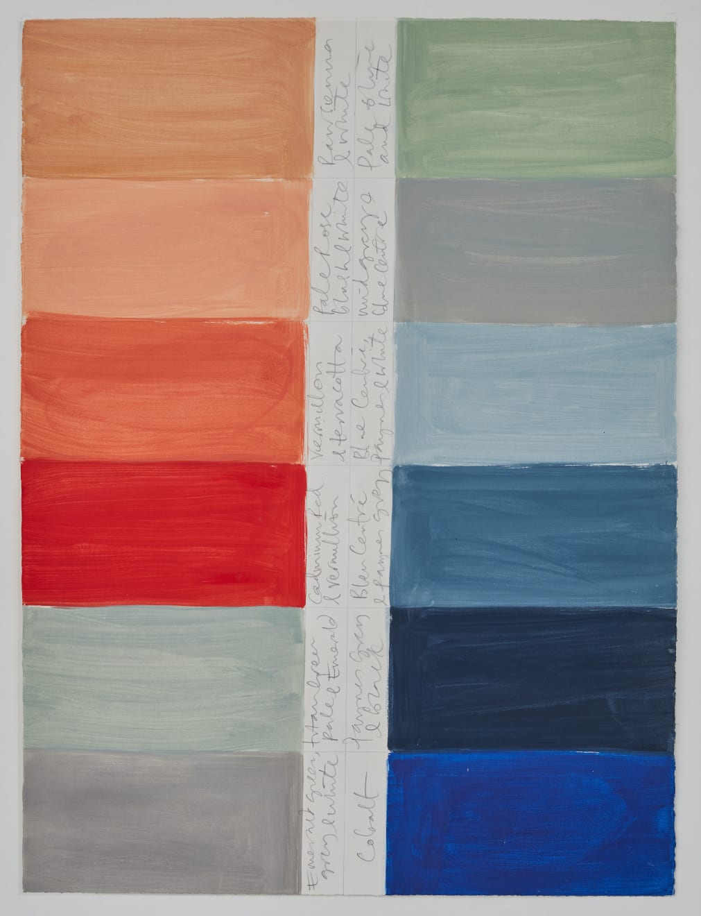 Paint Chart 002, 2024