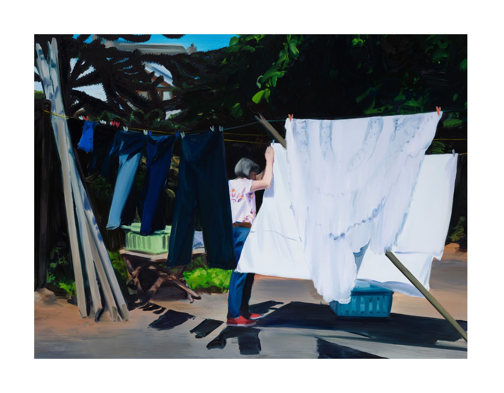 Caroline Walker, Washing Line, Early Morning, May, 2020