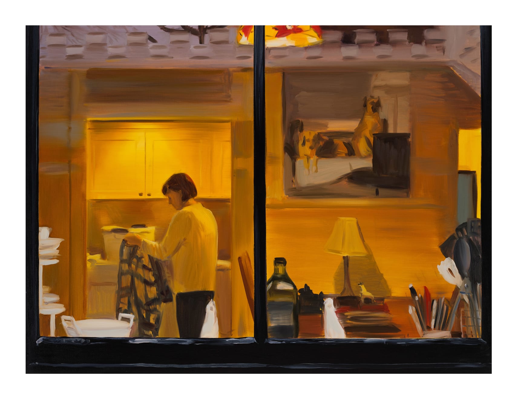 Caroline Walker, Laundry Sorting, Morning, December, 2021