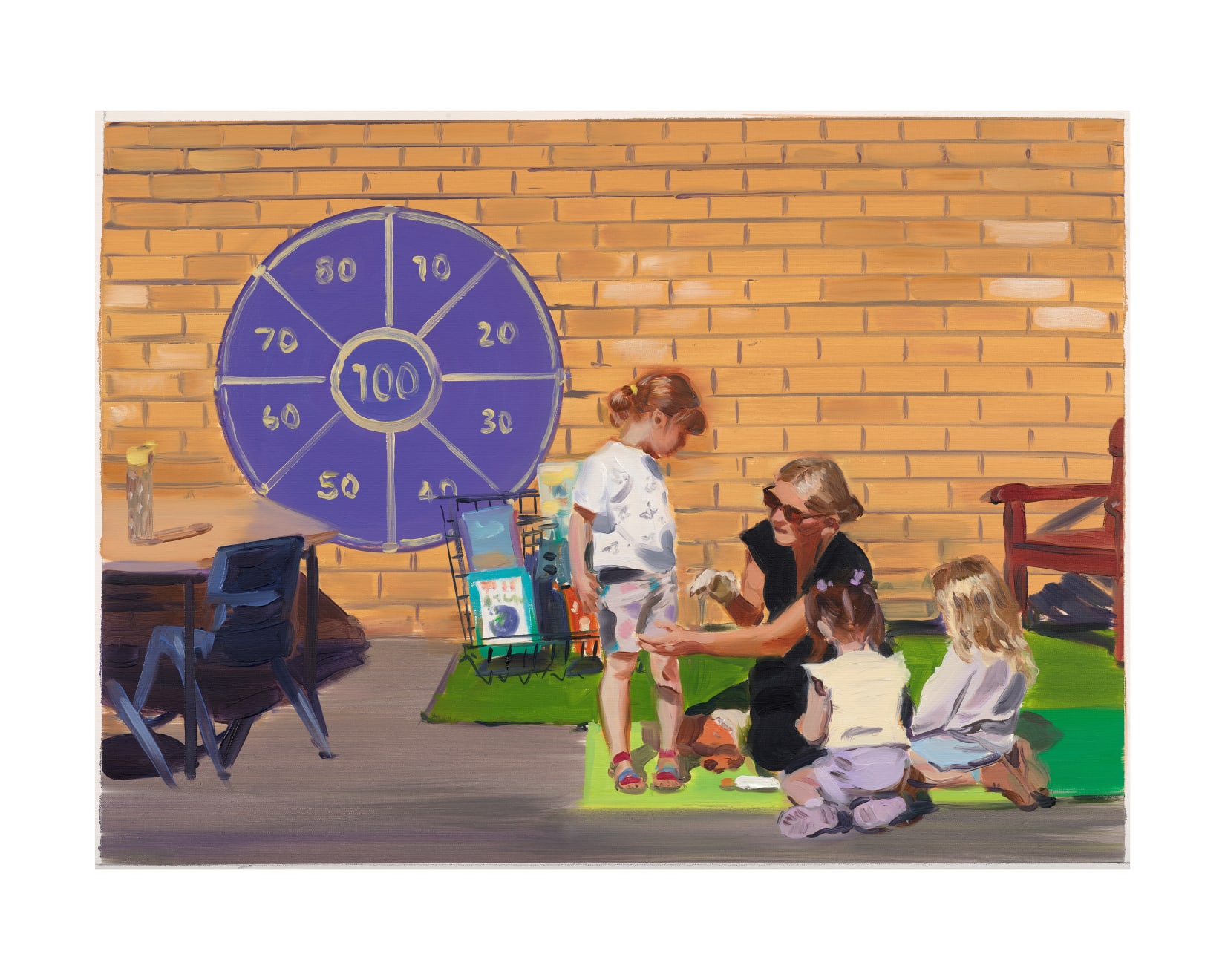 Caroline Walker, Study for Suncream On, 2025