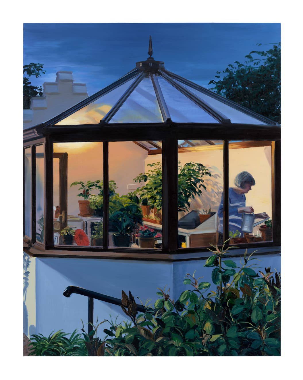 Caroline Walker, Watering, Late Evening, June, 2022