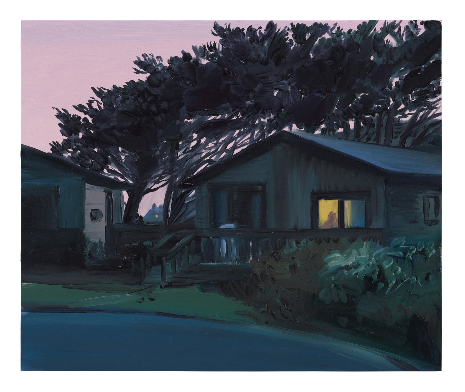 Caroline Walker, Cabins at Dusk, 2024