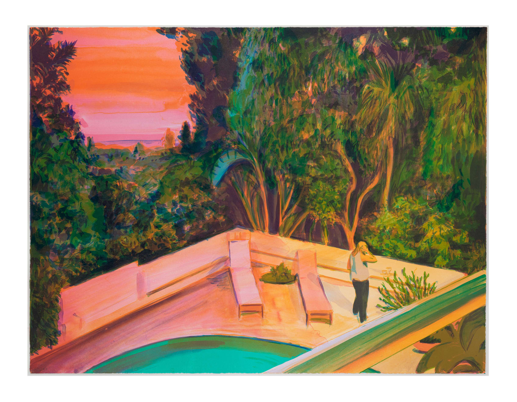 Caroline Walker, Calling [Sunset], 2018