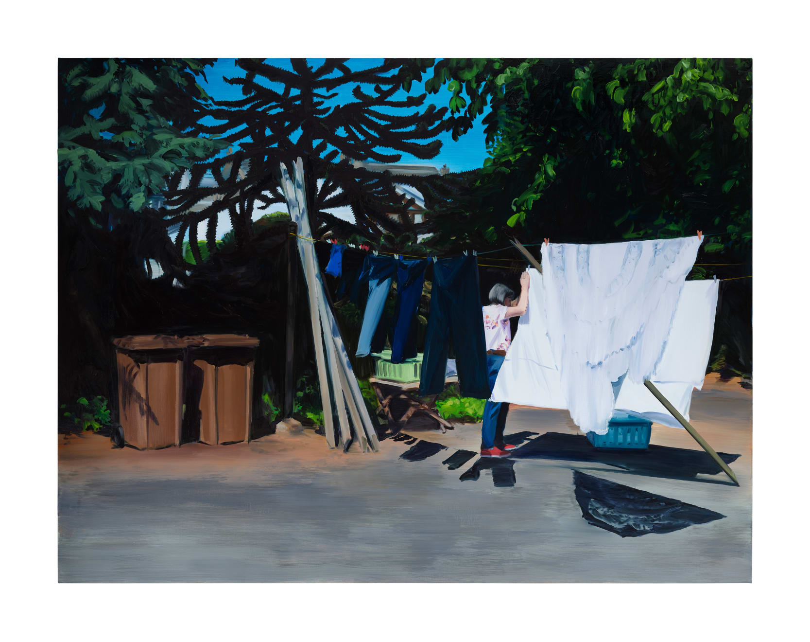 Caroline Walker, Washing Line, Early Morning, May, 2020