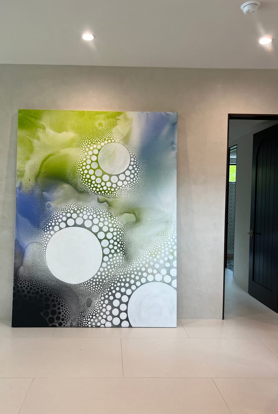 Catherine Detraves, Blue Cluster, 2022