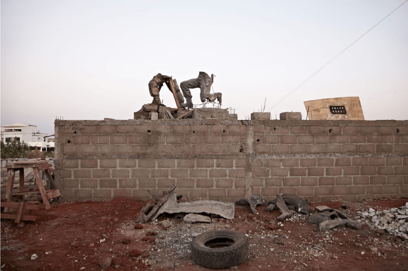 François-Xavier Gbré, La fuite, Avenue des Armées, Sotuba, Bamako, 2011