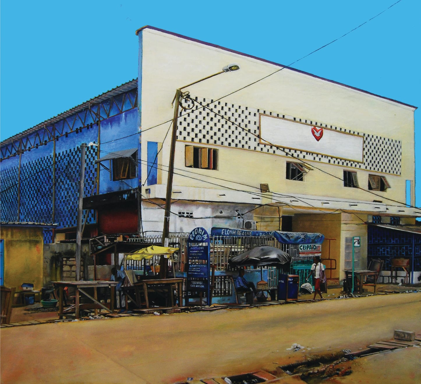 Cheikh Ndiaye, Cinéma Elohim, Grand Bassam, 2015