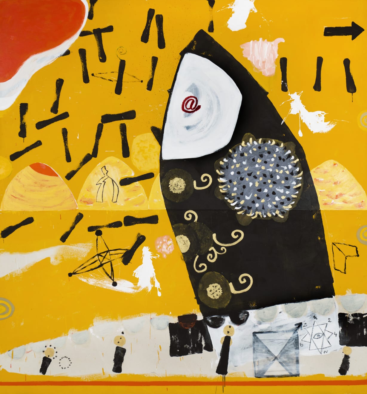 Ouattara Watts, Imagine Peace, 2018