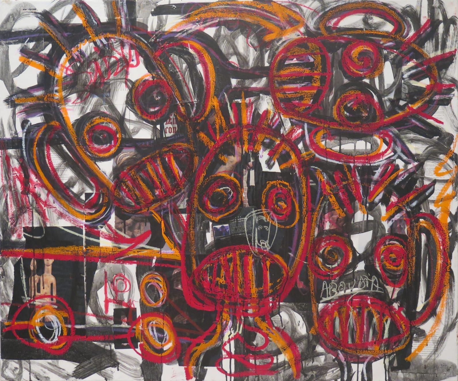 Aboudia, Sans Titre, 2014