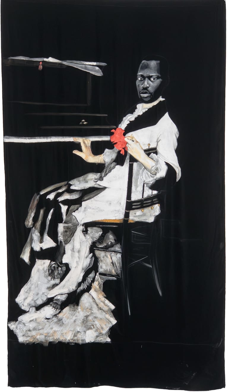 Roméo Mivekannin, Portrait of Madame Ramon Subercaseaux, After John Singer Sargent, 2025