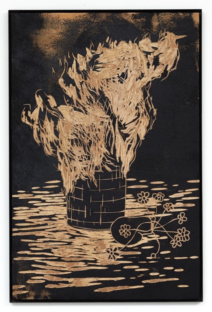 Assoukrou Aké, Les fleurs de demain poussent dans les flammes, 2023