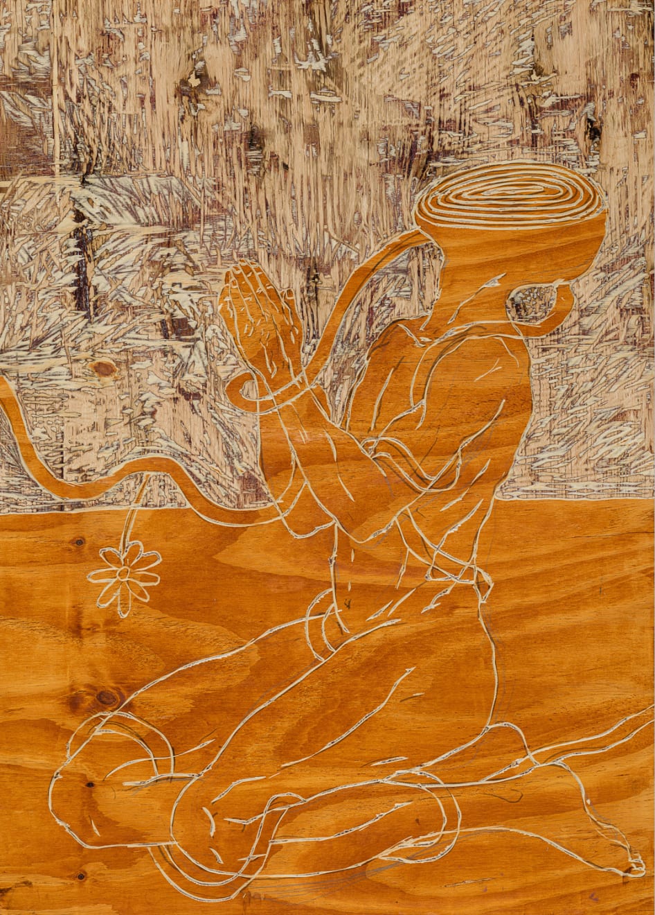 Assoukrou Aké, Ritual of a breathless world, 2022