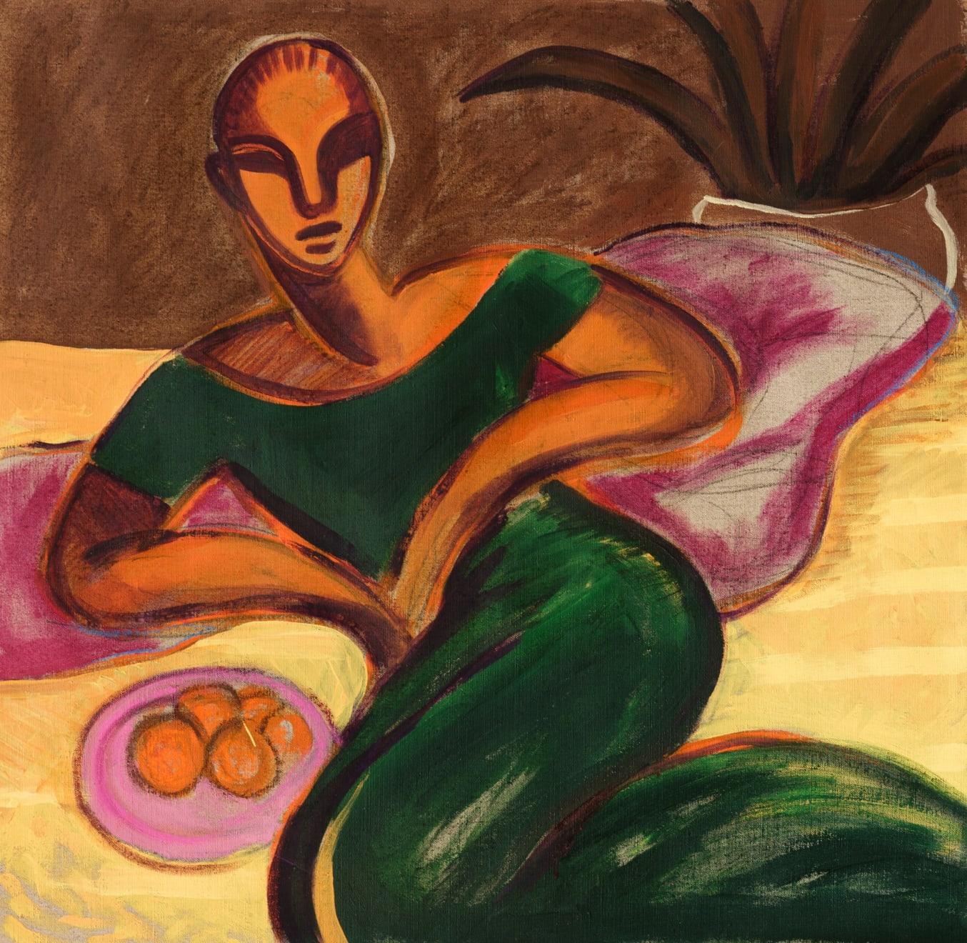 Rachel Marsil, Plateau aux oranges, 2023