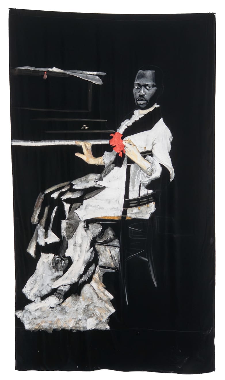 Roméo Mivekannin, Portrait of Madame Ramon Subercaseaux, After John Singer Sargent, 2025