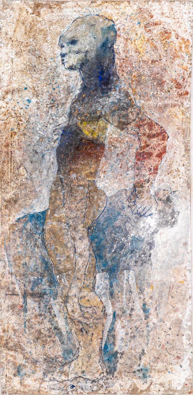 Sadikou Oukpedjo, Untitled #5, série Combat de coqs, 2020