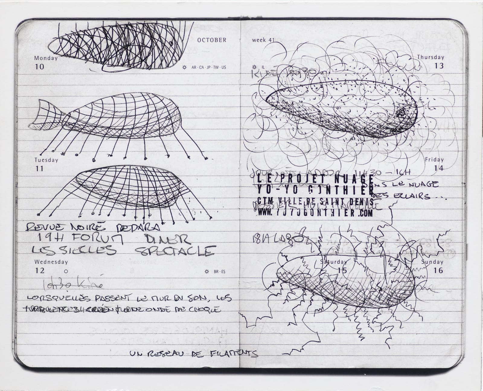 Yo-Yo Gonthier, La Naissance du nuage, 2011
