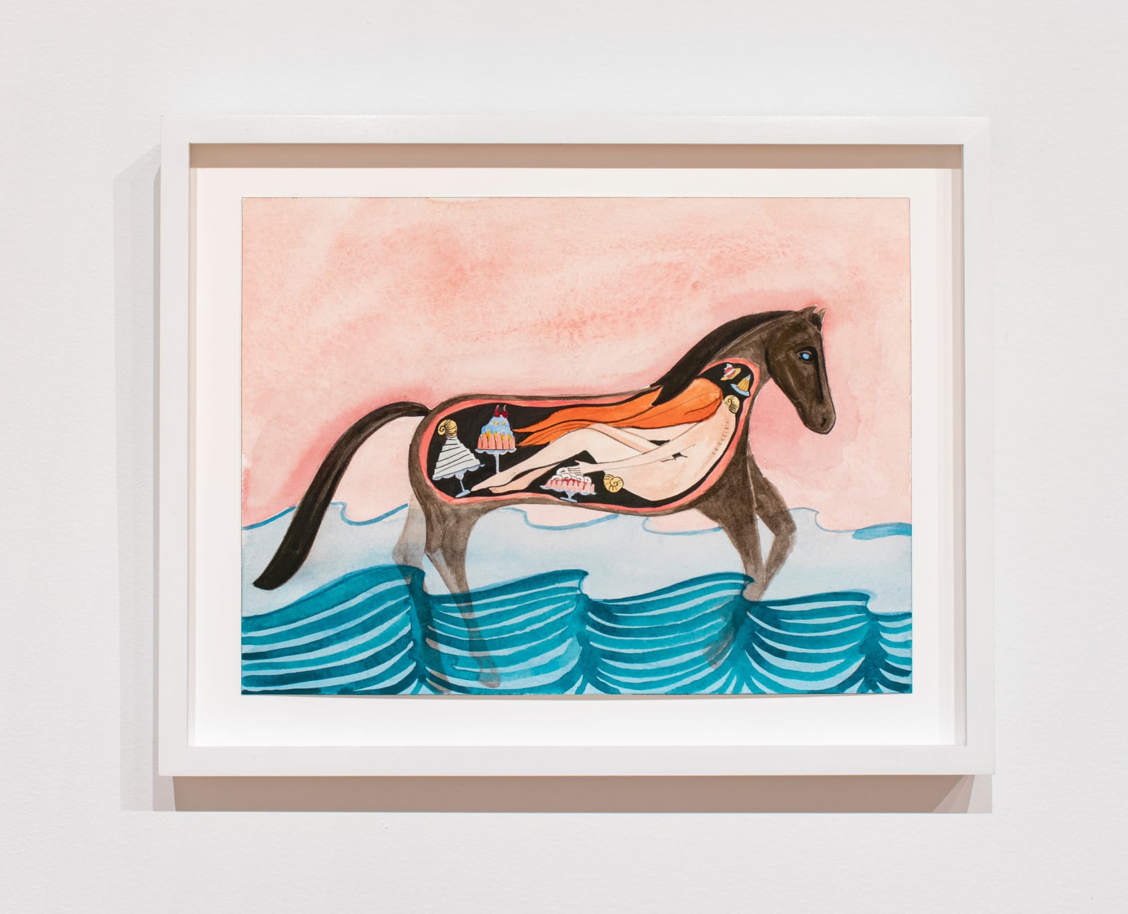 Dana Sherwood, Girl in the Belly of a Horse, 2019