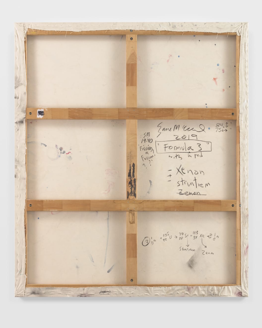 Suzanne McClelland, Formula No. 3 in Red with Strontium and Xenon, 2019-20