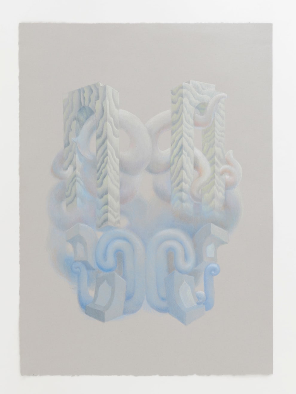 Lauren Clay, Two gates, lifted and intertwined, 2023