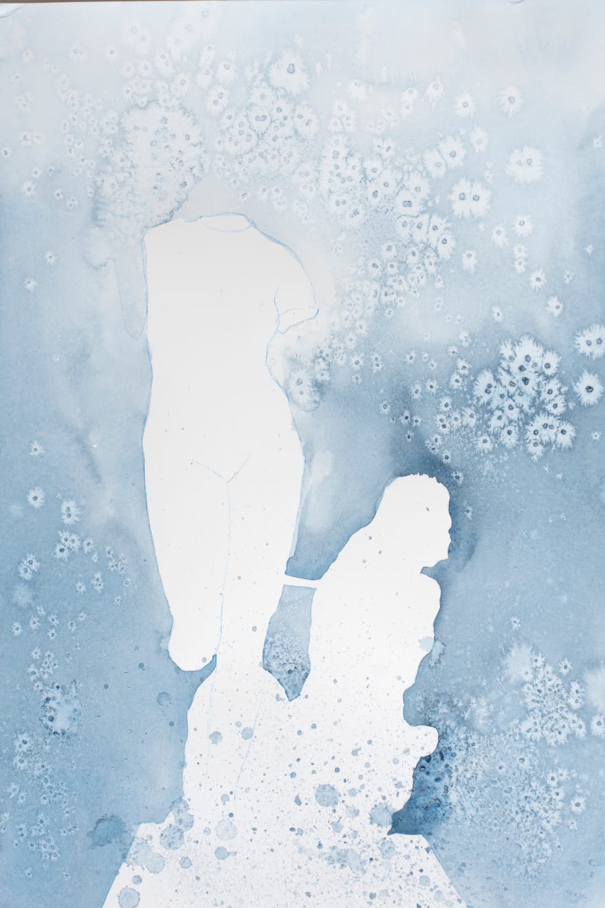 Patricia Cronin, Aphrodite Anadyomene and Triton (Dresden State Art Collections), 2021