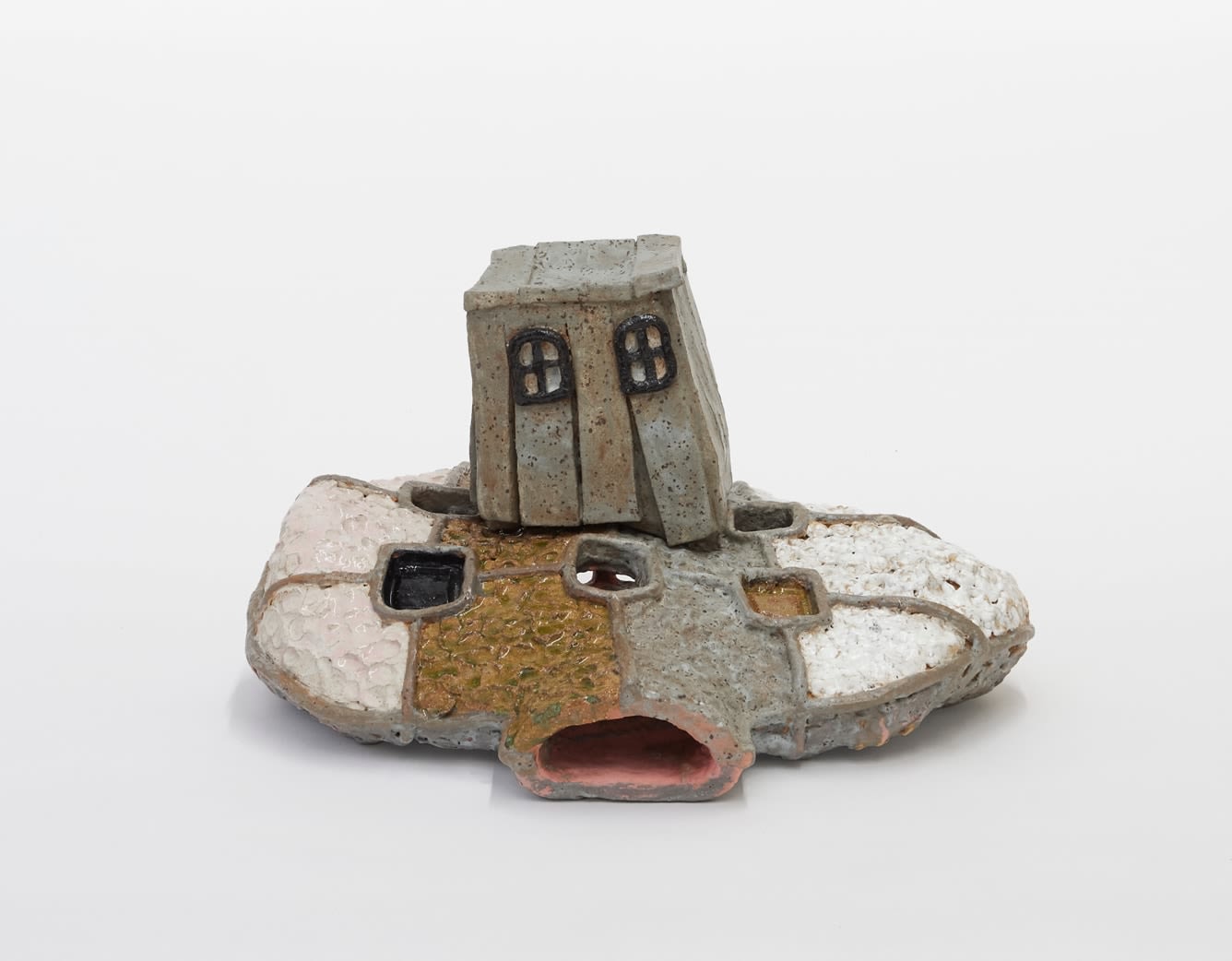 Elisa Soliven, Reclining Torso with House #2, 2023